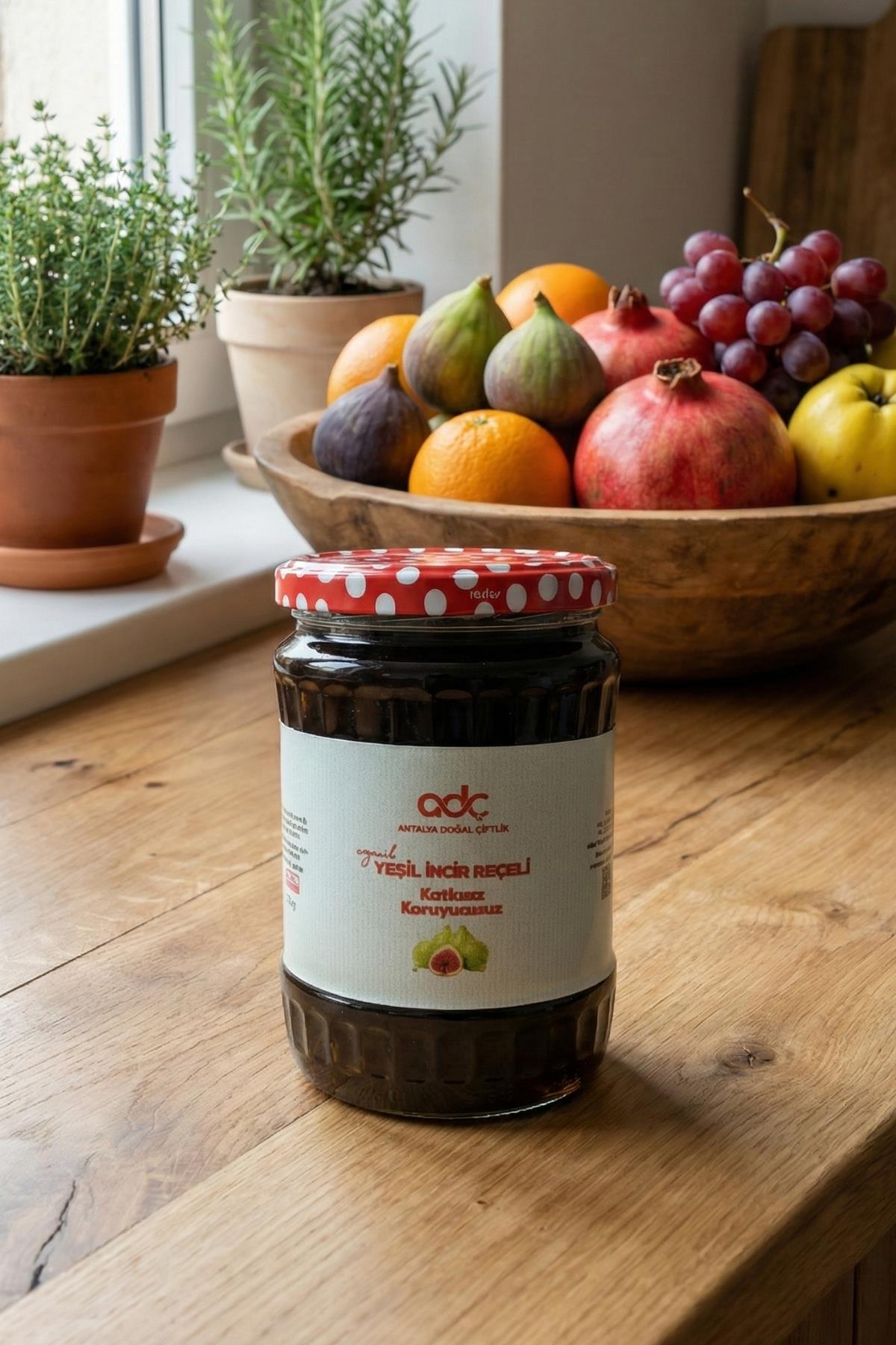 Green Fig Jam 700 Gram Glass