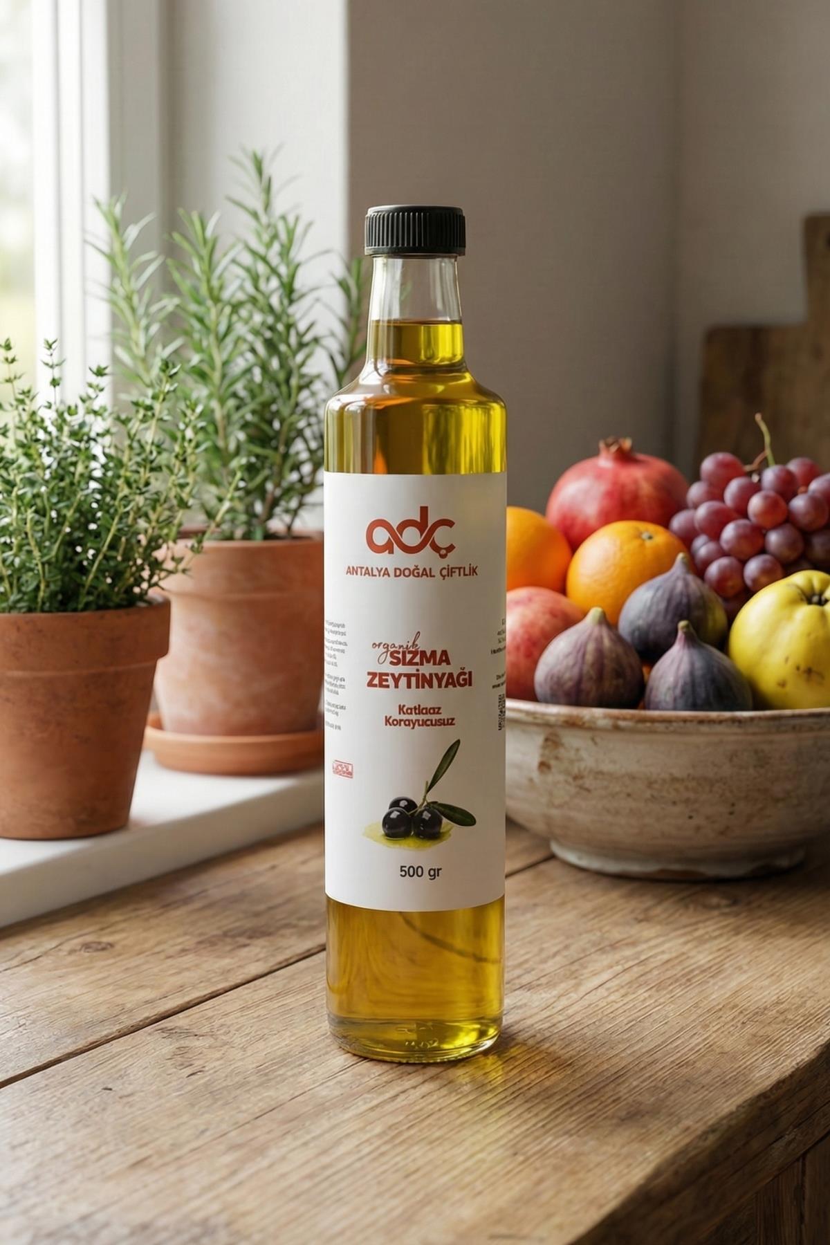 Zeytinyaği Sizma 500 Gram Cam