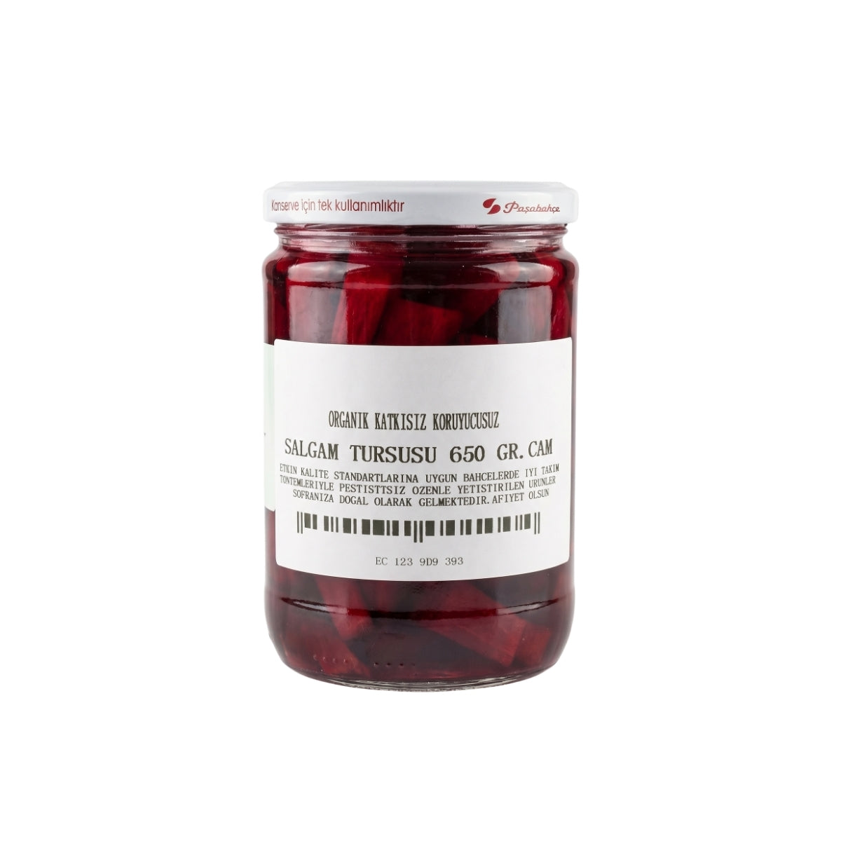 Doğal Fermantasyon Şalgam Turşusu – (650 Gr Cam Kavanoz)