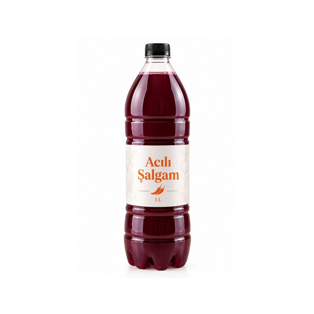 Şalgam Doğal Organik Koruyucuz Şalgam Acılı 1 Litre