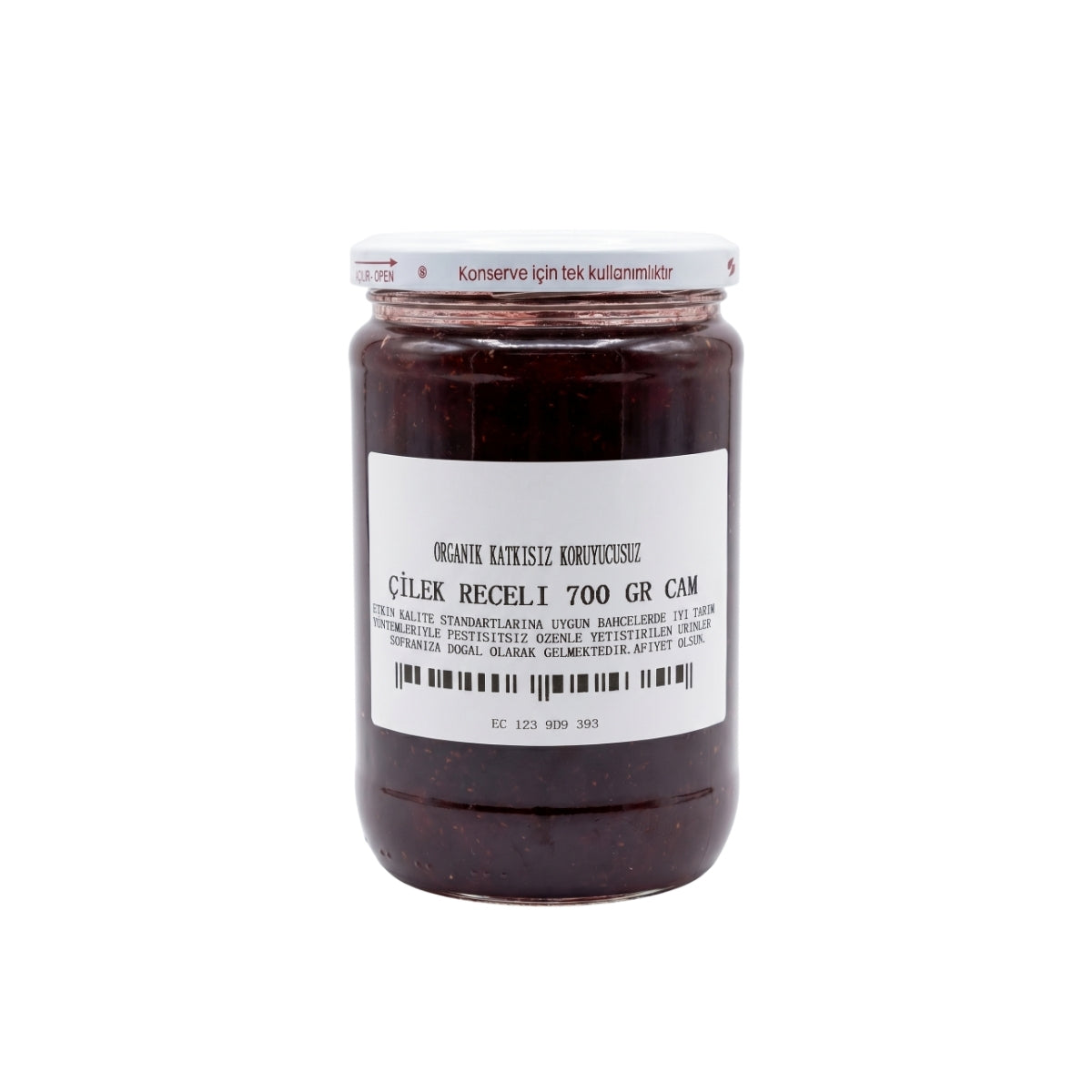 Altın Hasat Çilek Reçeli – (700 Gr Cam Kavanoz)