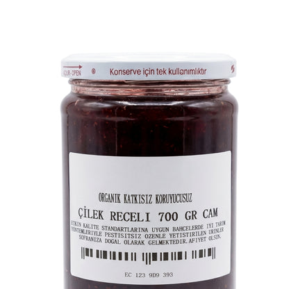 Altın Hasat Çilek Reçeli – (700 Gr Cam Kavanoz)