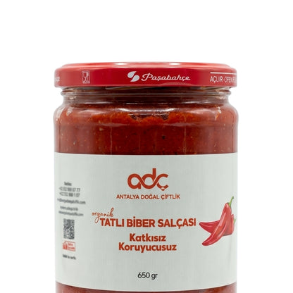 Tatlı Biber Salçası 650 Gr. Cam