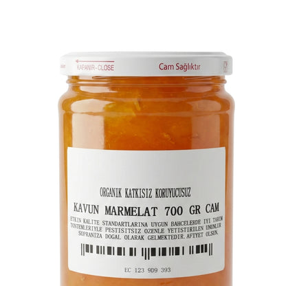 Doğal Seri Kavun Marmelatı – (700 Gr Cam Kavanoz)