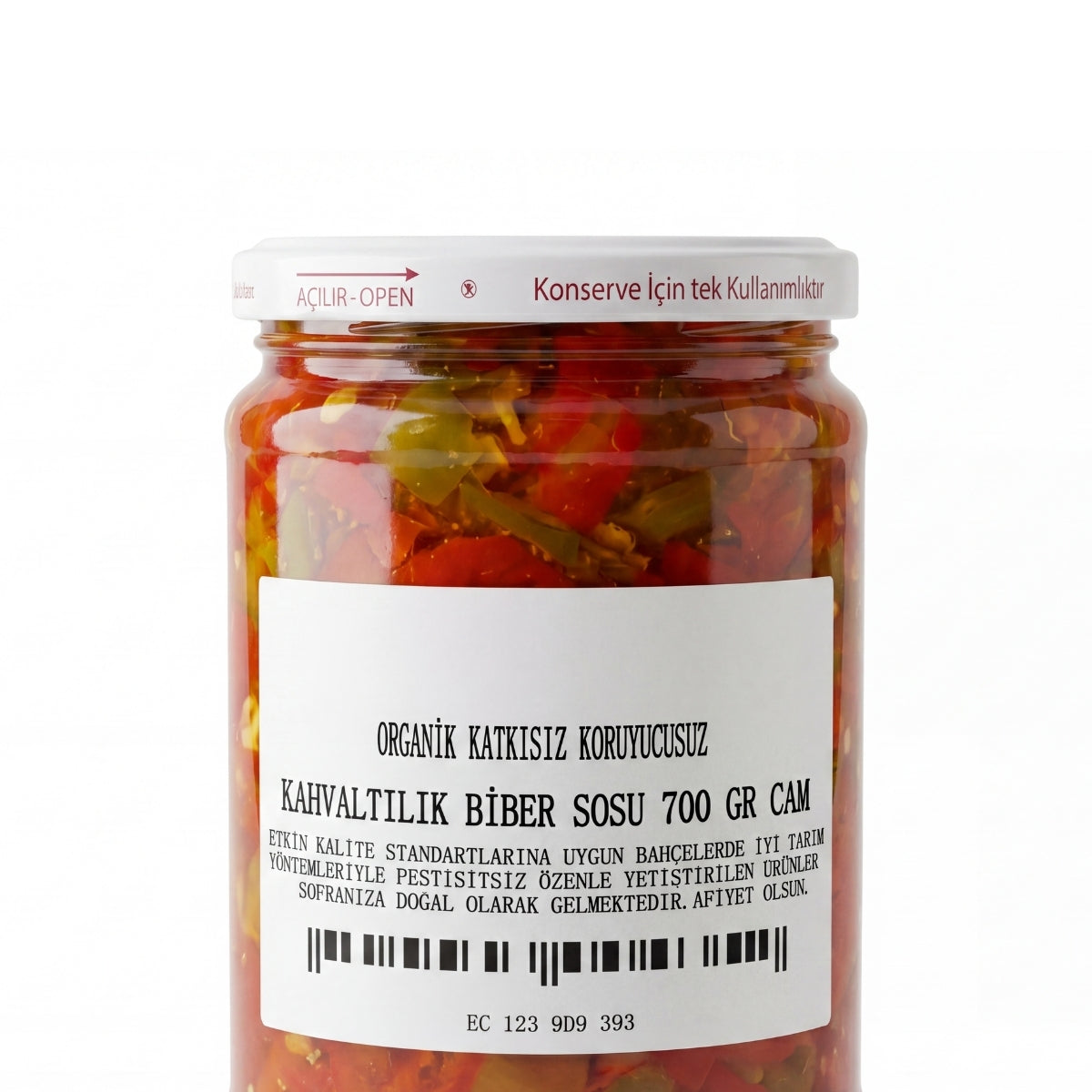 Kahvaltılık Biber Sosu 700 gr Cam