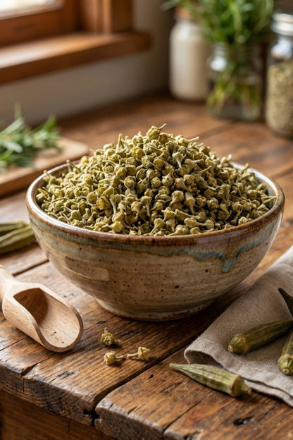 Dried Okra Flower 100g Pack