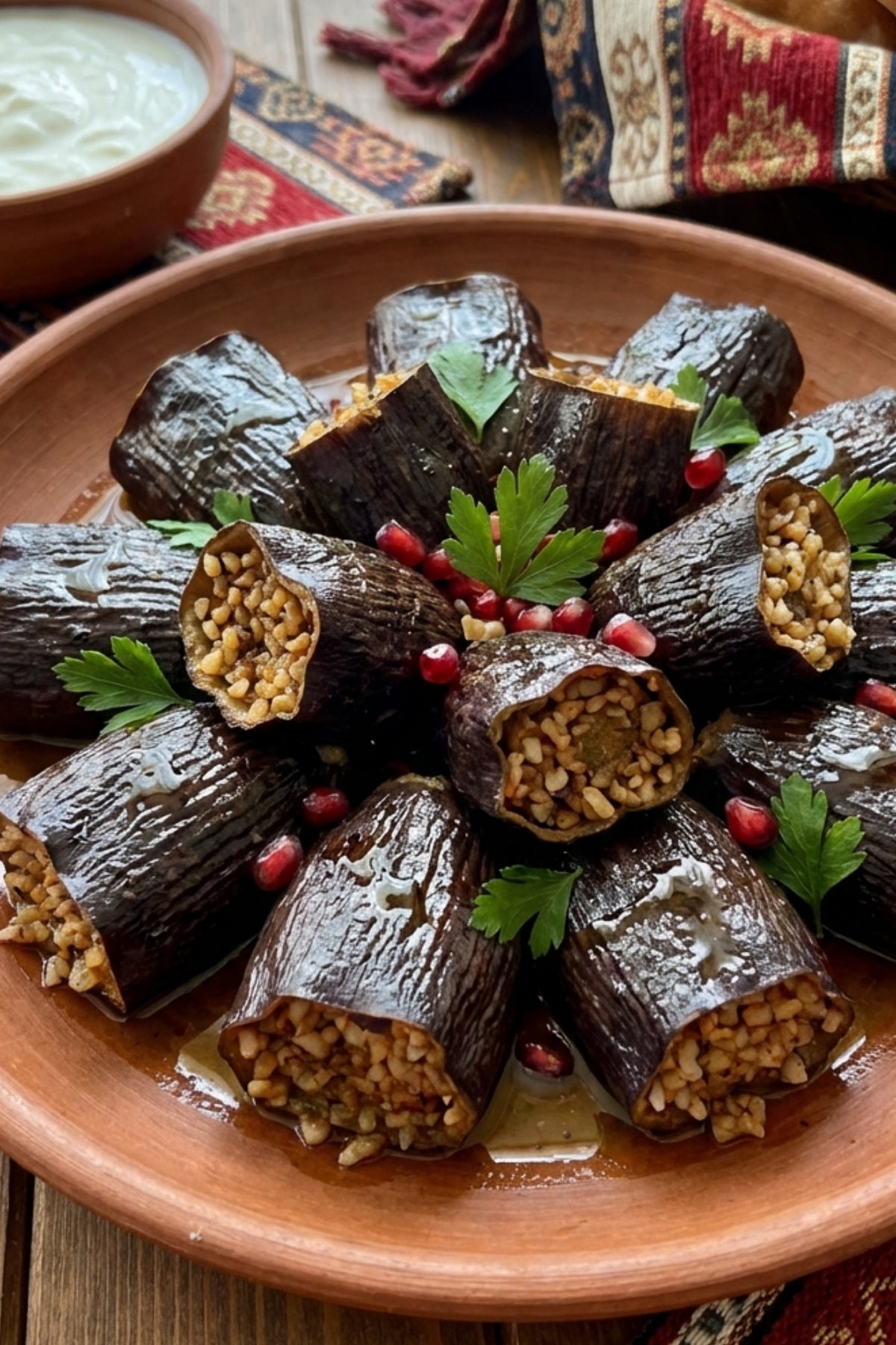 Dried Antep Stuffing Eggplant, 5 Pieces