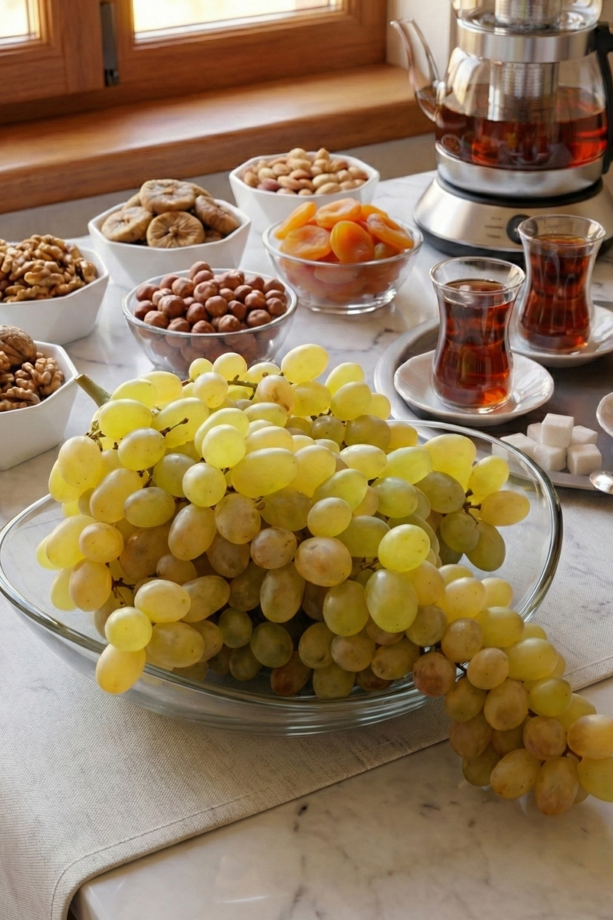 Fresh Seedless Green Grapes 500g Pack