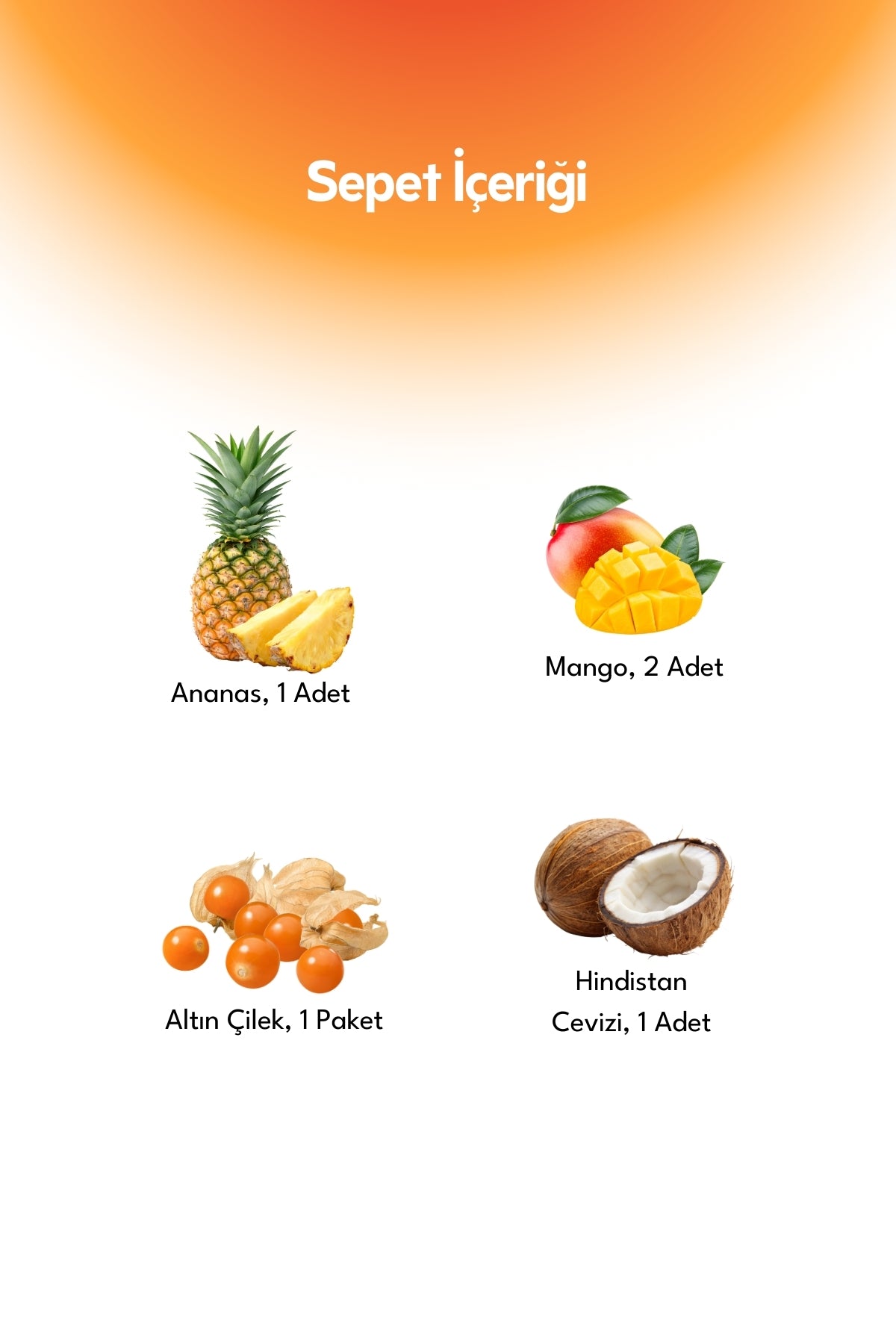 Tropical Taste Package (My Tropical Fruit Basket)